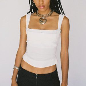 Miaou white Imogene Corset